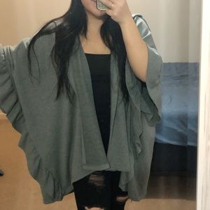 AERIE Oversized Hooded Poncho/ Cape